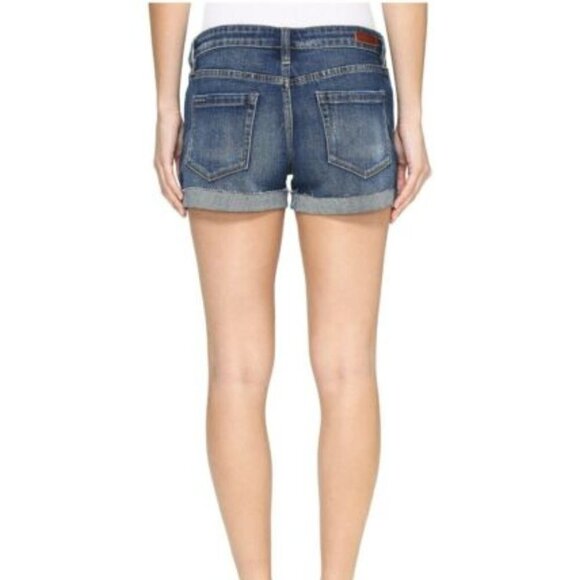 Blank NYC BNWOT Womens cuffed jean shorts distressed "the fulton" - Picture 2 of 9